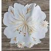 HOT Christmas Flower Embroidery Table Place Mat Cloth Tea Placemat Dining Coaster Kitchen Table Decoration and Accessories