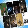 Wallace Gromit Pinguin Handyhülle Für iPhone 16,15,14,13,12,11,Pro,Max,Plus,X,XS,XR,SE,8,7,Mini,Weiche Silikon Schwarze Hülle