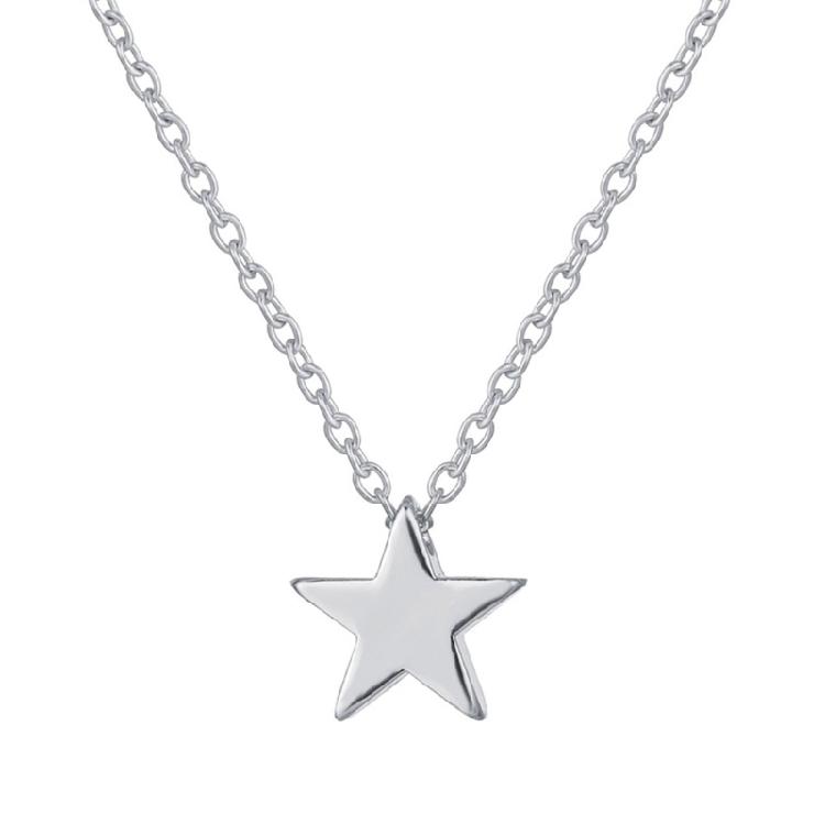 Fashion Edgy Star Pendant Necklace Handmade Clavicle Chains for Women Girls