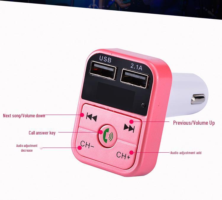 Bluetooth Car MP3 & Hands-Free Player - B2 Cigarette Lighter Style