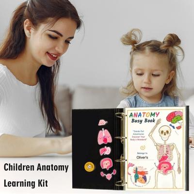 Human Anatomy Busy Book Preschool Kindergarten Kids Body Parts Learning Activities Book Interactive Educational Body Secrets Unlocking Book