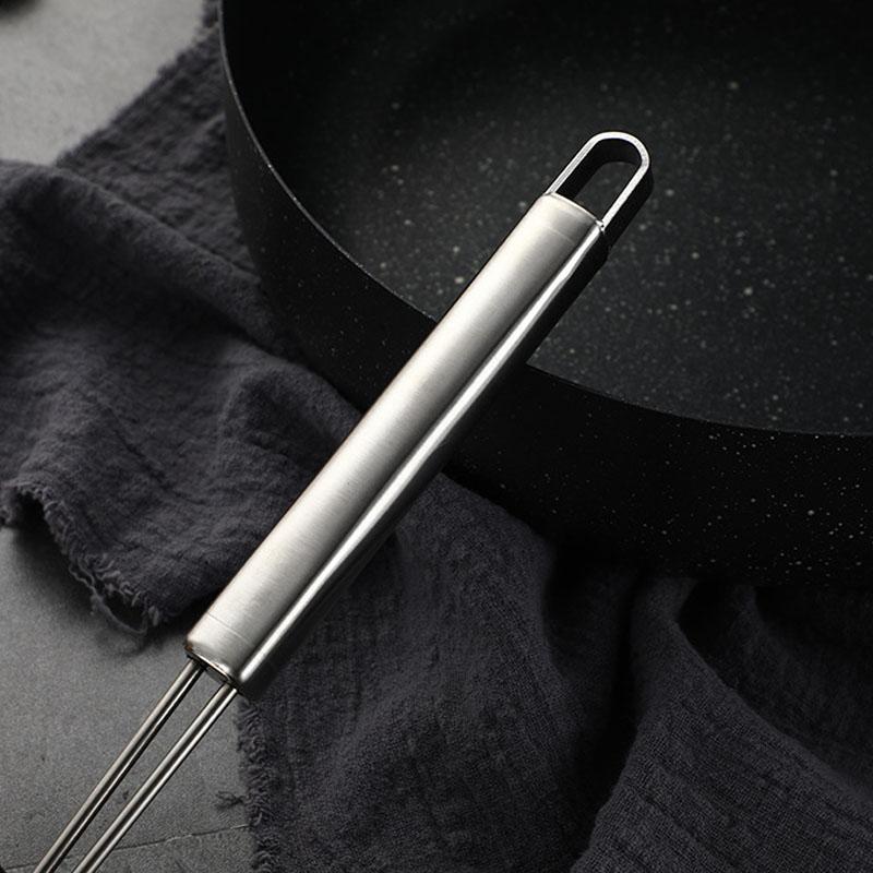 304 Stainless Steel Flat-Bottom Colander Hot Pot Fat Skimmer Spoon for Everyday Frying Steaming and Scooping Kitchen Tool