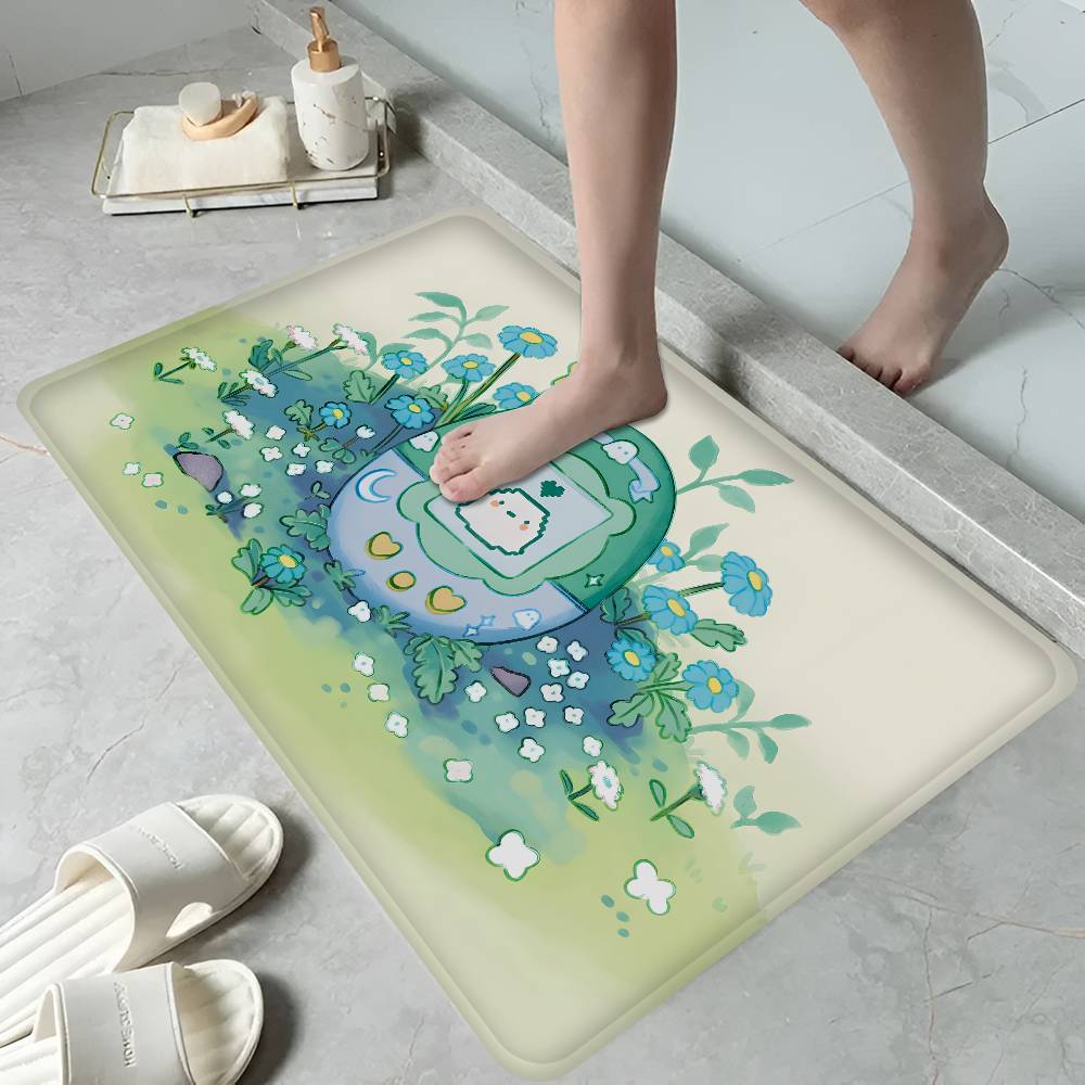 Classic T-Tamagotchi Cute Floor Mat Nordic Style Home Doormat Bathroom-Toilet Mats Bedroom Hotel Decor Mat