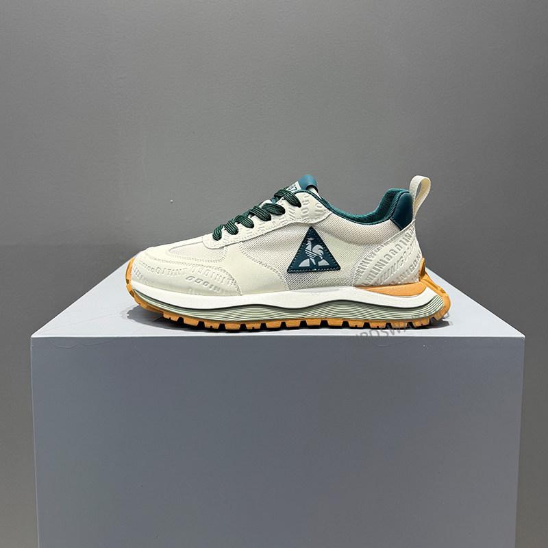 

Forrest Gump spring and summer new mesh breathable color matching sneakers platform dad shoes 40 білий