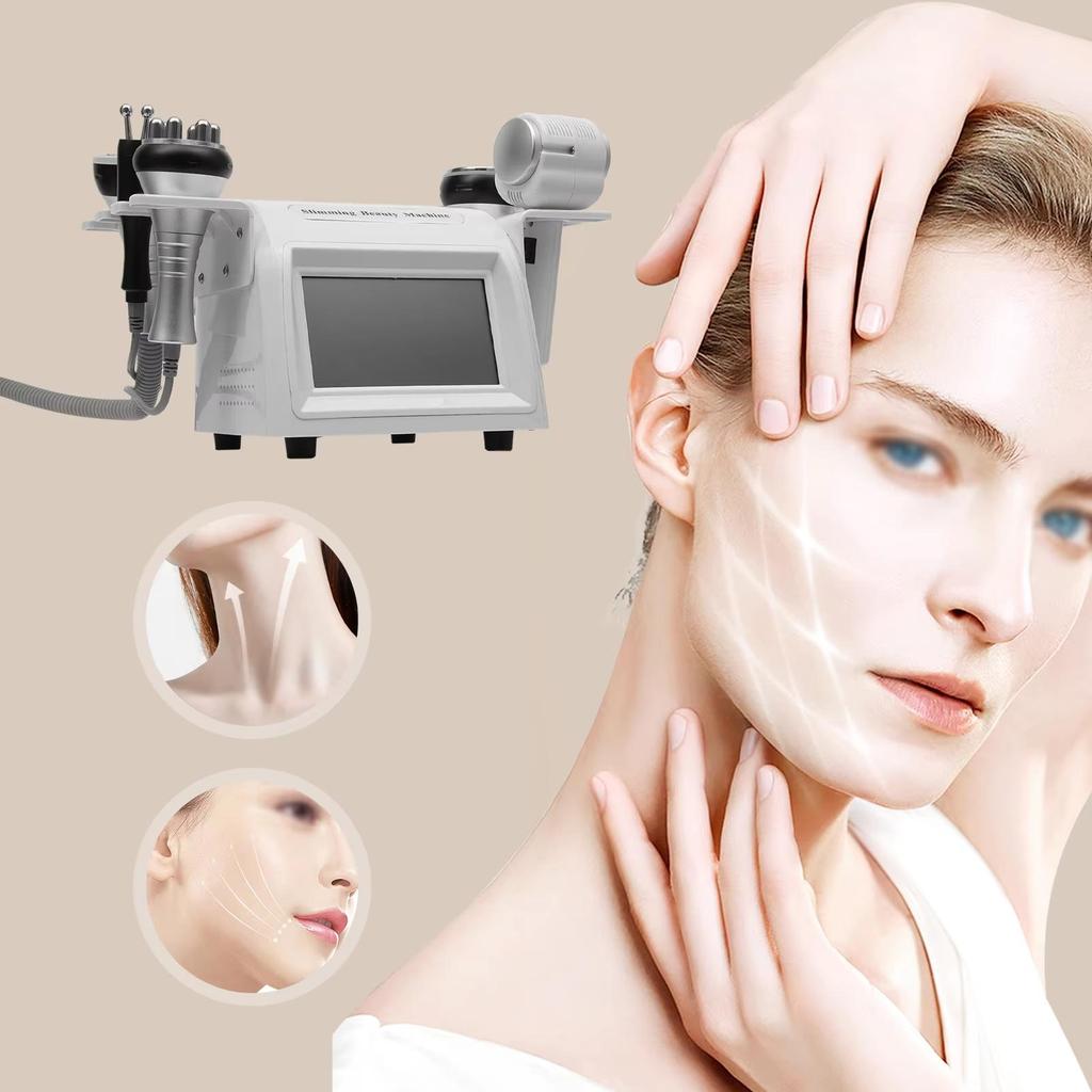 6-in-1 40K Ultrasonic Cavitation Device with Vacuum Lifting - Salon-Grade Body Slimming, Facial Firming & Beauty Machine