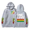 Hot Rap Bob Marley  Hoodies One Love  Hip Hop Print