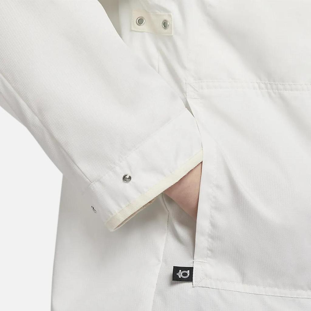 Nike Alphabet Pattern Zip-Up V-Neck Jacket Men Jacket White DX0336-030