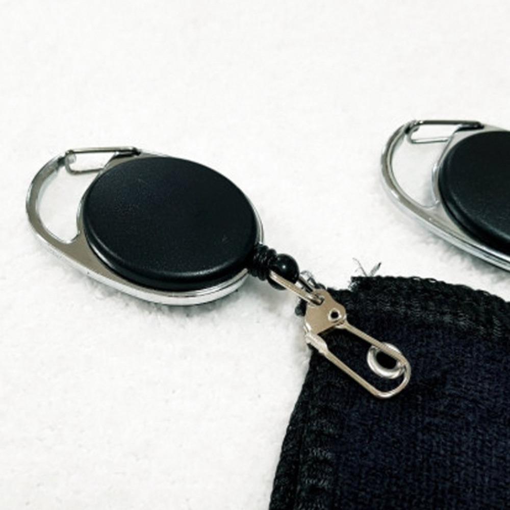 Cotton Golf Ball Cleaning Towel with Retractable Cleaner Square Towel Golf Towel Golfer