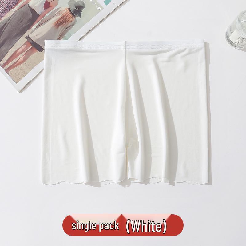 

Women s Anti-Exposure Ice Silk Seamless Safety Shorts - Black One Size (recommended for 80-140 jin)