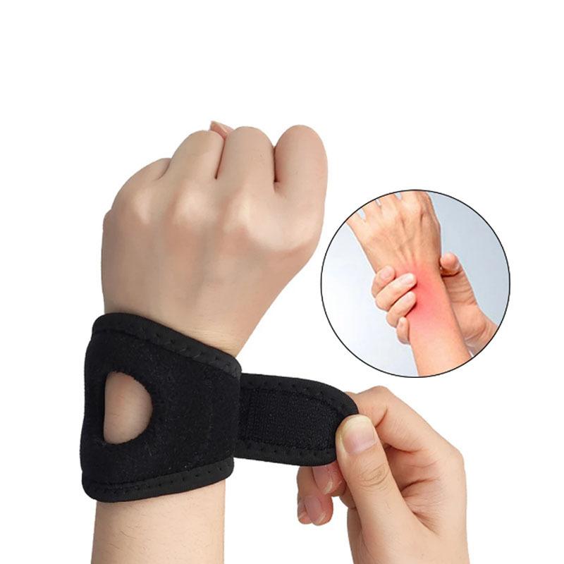 Wrist Guard Compression Strap Weightlifting Fitness Thickening Gasket Raised Shock Absorption Pressure Relief Exercise Protective Wrist Strap