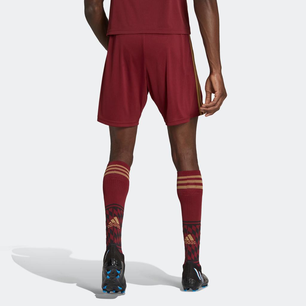 Adidas FC Bayern Wiesn Embroidered Elastic Straight-Leg Soccer Shorts Men Bottoms IC1433