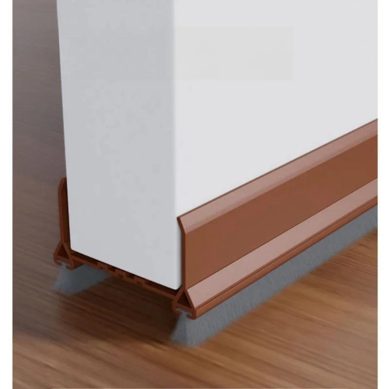 1PC 97cm/38.19in Household Door Bottom Seal Strip 97cm Door Draft Stopper Strip Felt Protector Dustproof Soundproof Weatherproof