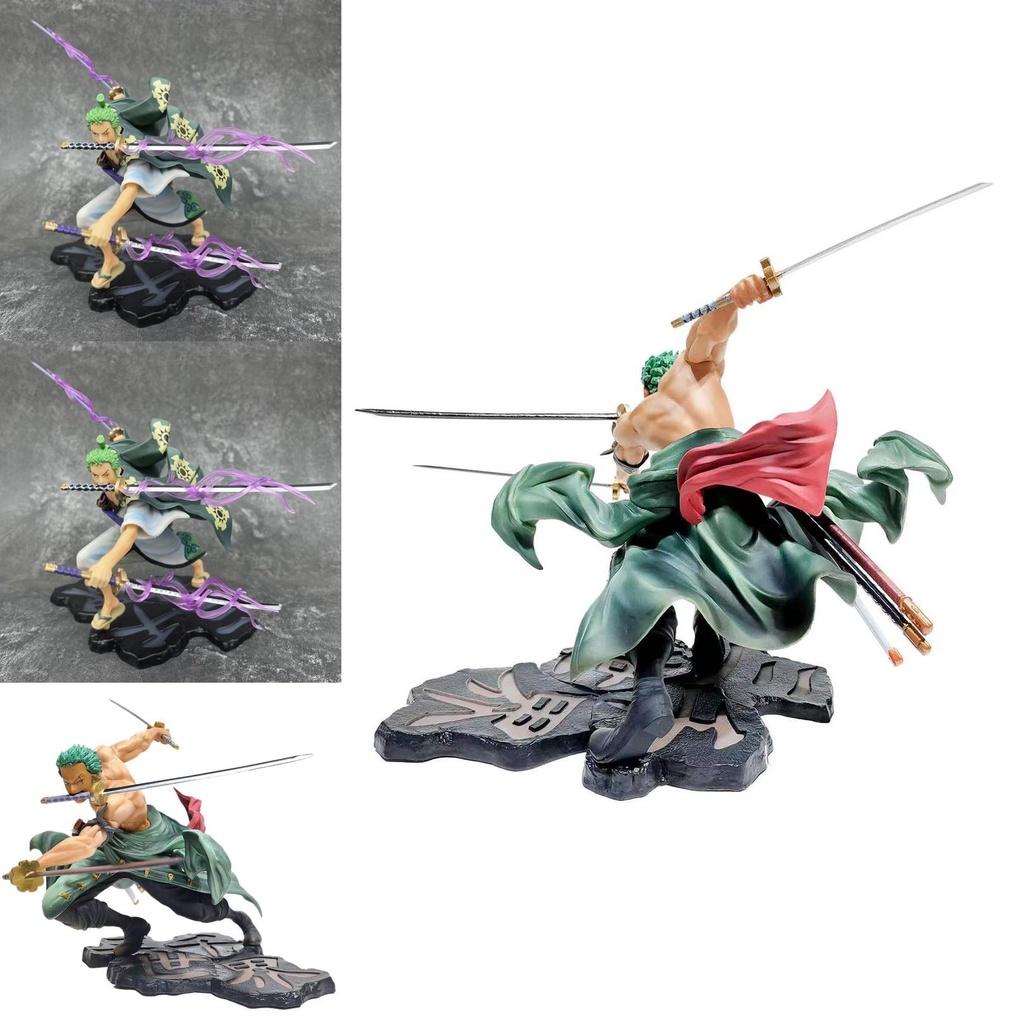 Stunning 8 Inch Roronoa Zoro One Piece Anime Figure Collection Model