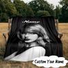 Custom Name Taylor Art Blanket  Ideal Bedding Blanket Perfect for Travel, Camping, Living Rooms, Offices, Sofas, Fan Christmas Gift