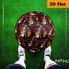 Alita: Battle Angel - Futuristic Warrior Soccer Ball Suitable for Both Training and Competition No. 5 Football Very Elastic