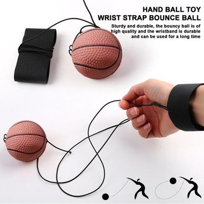 Kind Hand Ball Armband Spielzeug Gummi Übungen Hand Ball Spiel Springenden Ball Elastische Seil Kinder Kinder Outdoor Spielzeug Ball