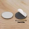 50/100pcs Magnetic Round Self Adhesive Disc Self-Adhesive Magnet Sticker Rubber Soft Magnetic Sheet for Refrigerator DIY Project