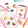 500pcs Cute Fruit Roll Stickers Notebook Fruits Balloon Banner Stationery Refrigerator Phone Insect Laptop Happy Luggage Sticker