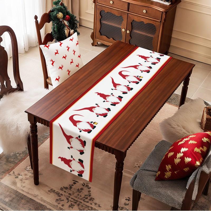 Christmas Table Runner Festive Decor Dining Home Party Decorations