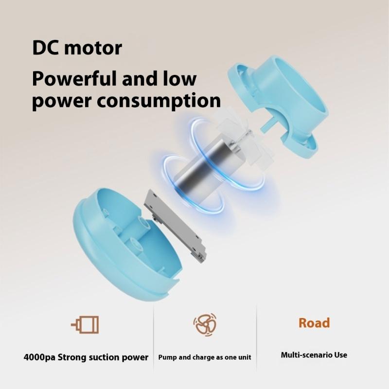 Portable Electric Air Pumps Wireless Rechargeable Inflate Deflate Pump for Compression Bags Inflatable Toys Enduring