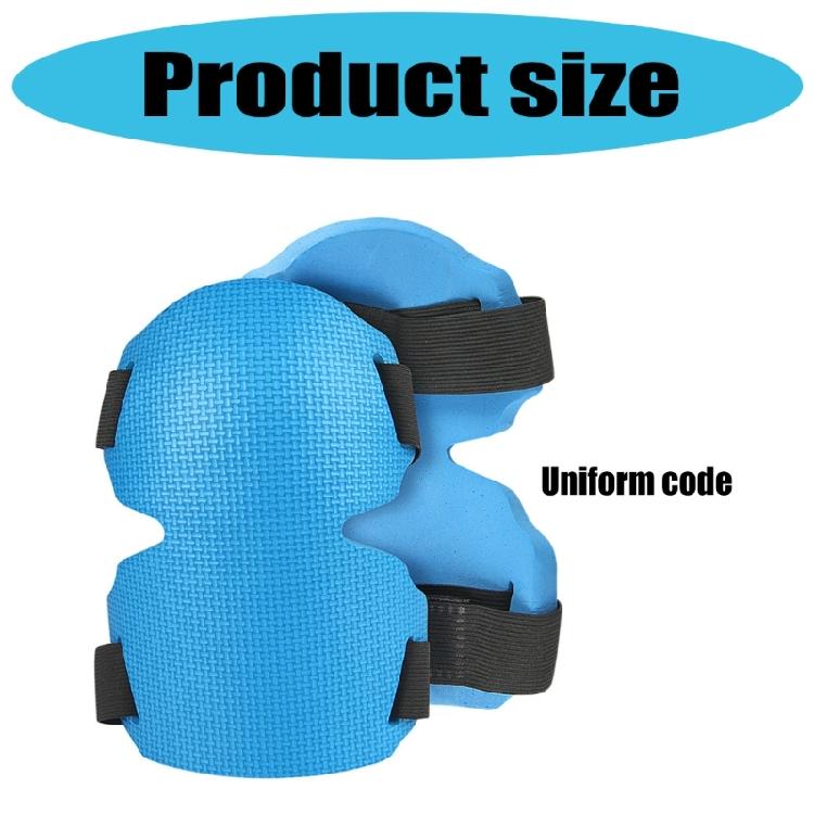 Flexible EVA Knee Protectors With Rapid Single Hand Application And Sweat Resistant Meshes Panels