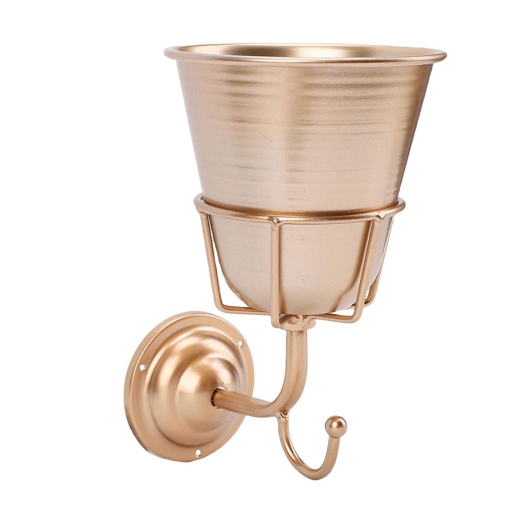 Vas de Perete Oțel Inoxidabil Vintage Vază de Perete Agățată Organizator pentru Plante Artificiale Acasă