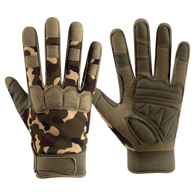 Neue Handschuhe Vollfinger taktisch Reiten Outdoor-Sportarten Camouflage Touchscreen Schutz Trainingshandschuhe