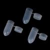 100Pcs Portable Flip Lid Transparent Capsule Storage Containers Pill Box