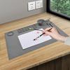 Paint Tray 1 Set Convenient Grooved Design Drawing Pad Fixed Folding Cup Painting Mat Waterproof   Household Supply