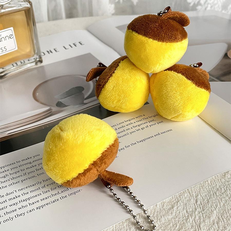 Charming Mini Nut Plush Keychain Cute Bag Accessory Ideal For Children Gifts