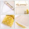 Cotton Linen 7 Pocket Waterproof Hanging Storage Bag Bathroom Bedroom Wall Organizer Wardrobe