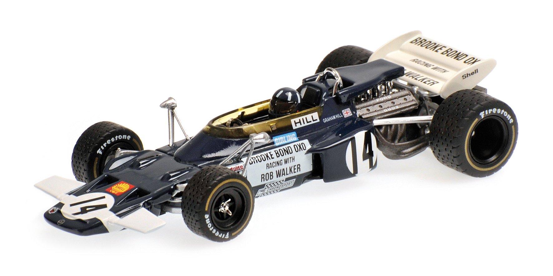 

Minichamps Lotus Ford 72 1970 F1 Mexican GP Hill 1/43 #14 G.