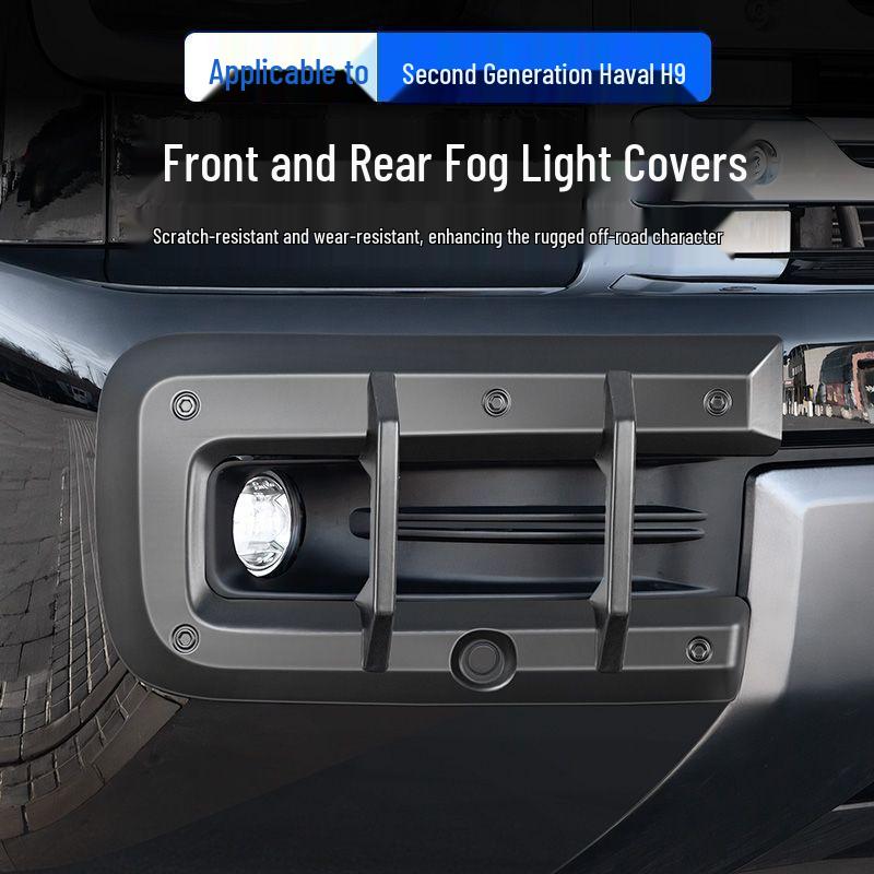 Haval H9 Second Gen Fog Light Frames & Protection Covers - Front/Rear Decorative Accessories