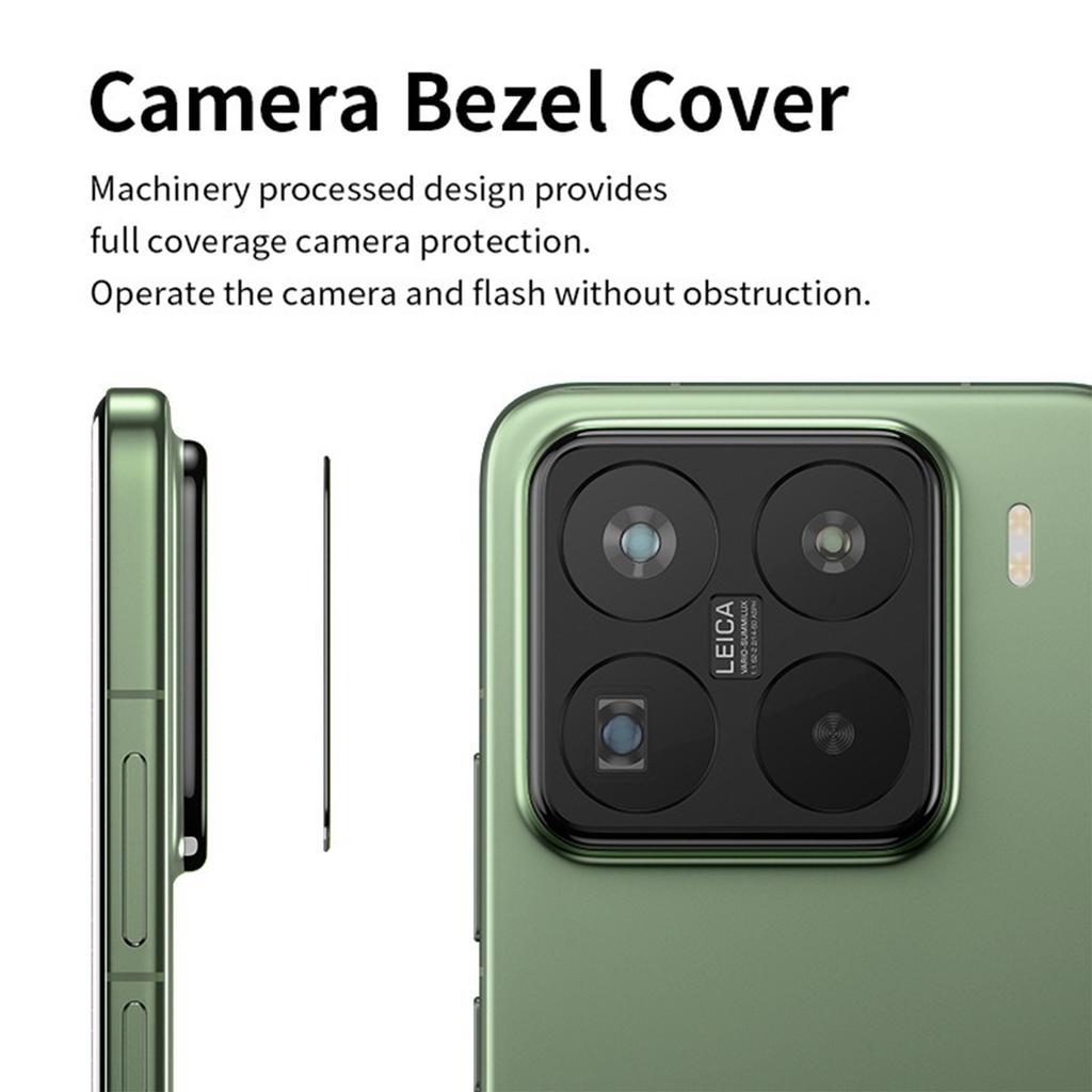 KALEBOL KLB-LPC005 For Xiaomi 15 Pro Hollow Lens Protector Aluminum Alloy Phone Camera Bezel Cover
