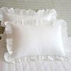 Juego de Fundas de Almohada de Color Sólido Estilo Coreano (2) - Estilo Princesa para Residencias Estudiantiles