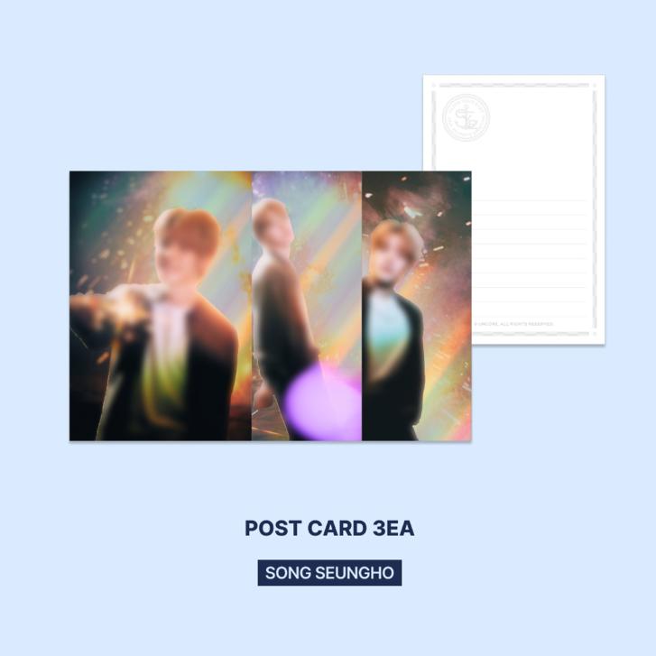 Vorbestellung CLOSE YOUR EYES 2026 Season's Greetings MD Hologramm Postkartenset