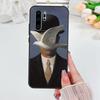 Rene Magritte Art For Huawei Nova Y70 Y72 Y73 Y60 Y90 Y61 Y91 8i 7i 11i 12i 12s 9 10 SE P20 P30 P40 Lite Case