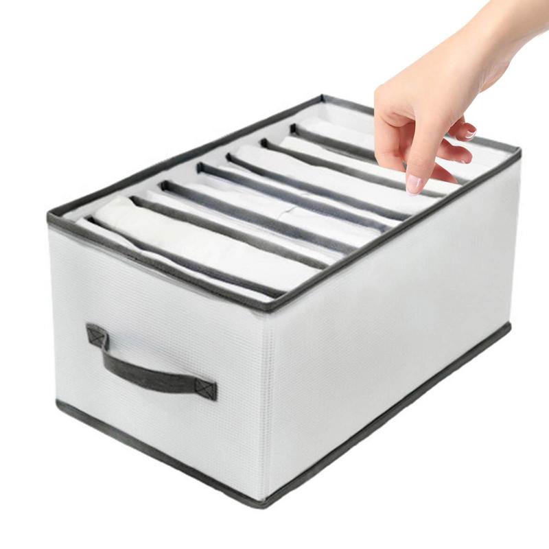 Clothes Storage Box Wardrobe Layered Organizer Box Household Containers Divider Home Storage Basket For Clothes Underwear