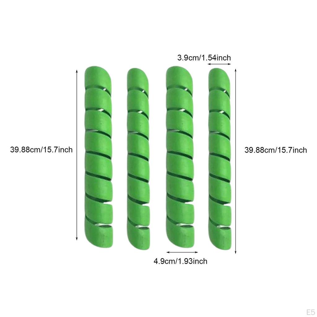 4 Stück Baumschutzhülle Einfache Anwendung Wildtierschutzhülle Tragbar Schützt Jungbäume