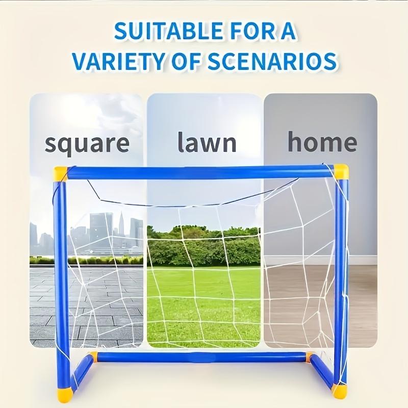 Outdoor Toy Ball Football, Youngsters's Sports Easy-to-Dismantle Football Gate Set with Portable Detachable Door - Suitable for Indoor/Outdoor Games