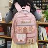 New Fashion Backpack Cartoon Cute Versatile Casual Schoolbag Large Capacity Leisure Travel Backpack