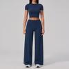 Sports yoga set two-piece set women's summer outdoor running fitness sports casual quick-drying yoga suit