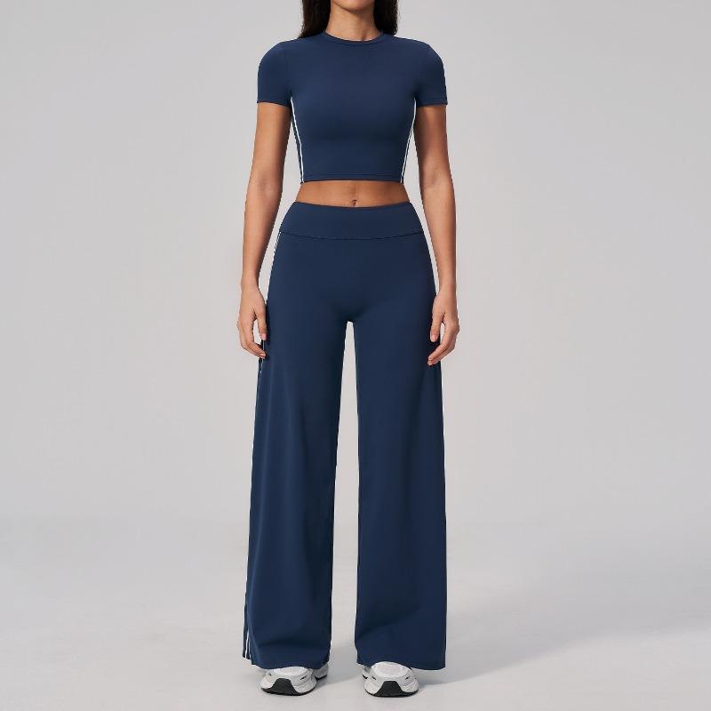 Sports yoga set two-piece set women's summer outdoor running fitness sports casual quick-drying yoga suit