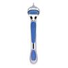 Universal Five-Layer Manual Razor with Shaving Cream, Men's 5-Blade Holder with Orange-Blue Accessories