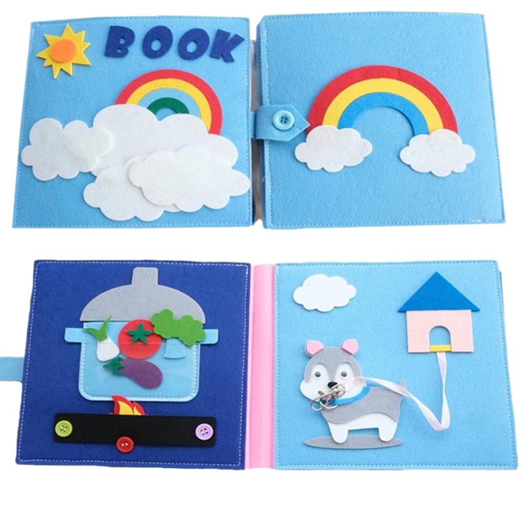 Book Quiet Book Early Education Enlightenment Baby Cloth Book Toy