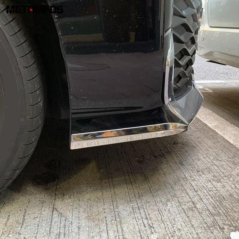 For Toyota Noah VOXY 90 2024 2025 2026 Stainless Steel Front Rear Corner Bumper Trim Anti-collision Strip Accessories