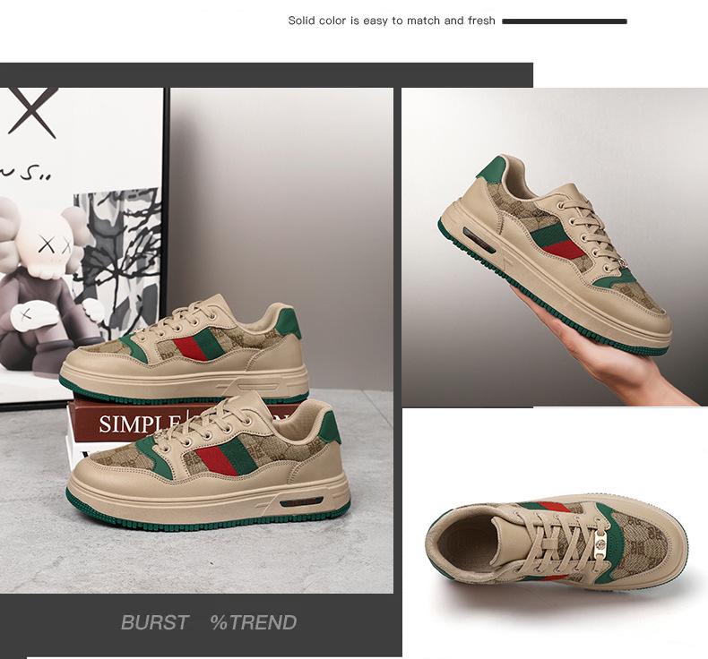 2024 Retro Versatile Street Fashion Sneakers - Comfortable Microfiber Leather with Rubber Outsole