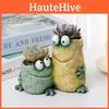 Cartoon Frog Resin Decoration Creative Funny Home Garden Planter For Kids And Adults