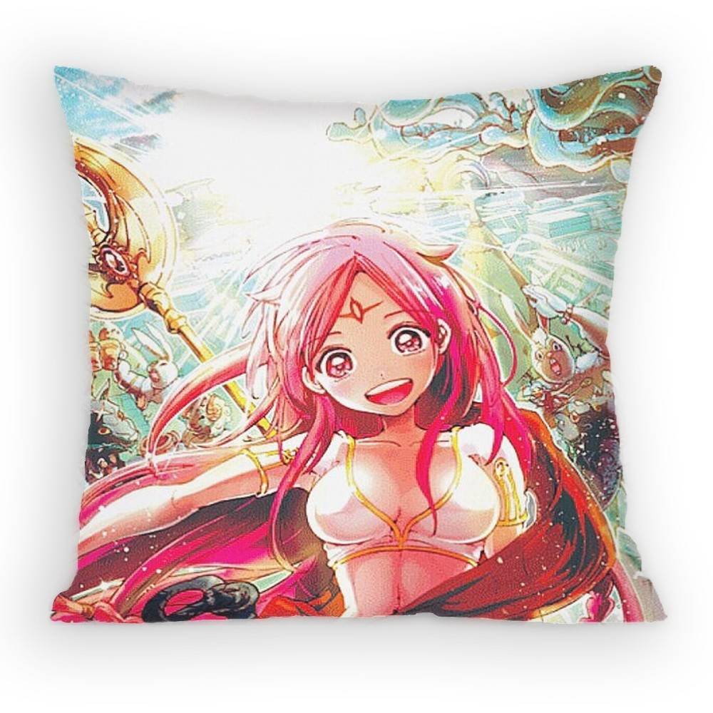 Magi The Labyrinth of Magic Anime Pillow Case Sofa Living Room Bedroom Headboard Backrest Cushion Square Cushion Nap Time