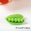 5pcs Simulated Fruit Resin Ornaments Mini Food Vegetables Fingertip Mini Handicraft DIY Hair Clips Phone Case Resin Accessories